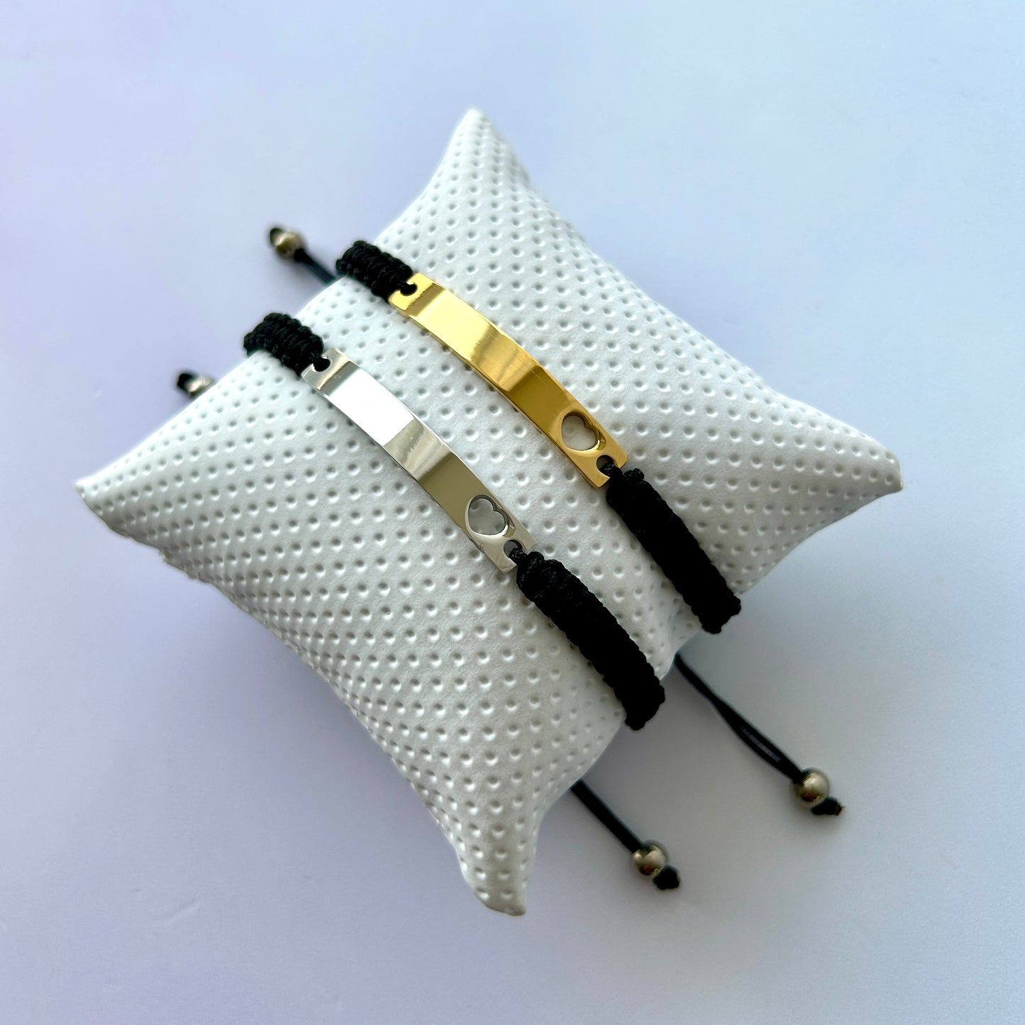 PULSERAS CORAZONES ENTRELAZADOS (EL PAR)