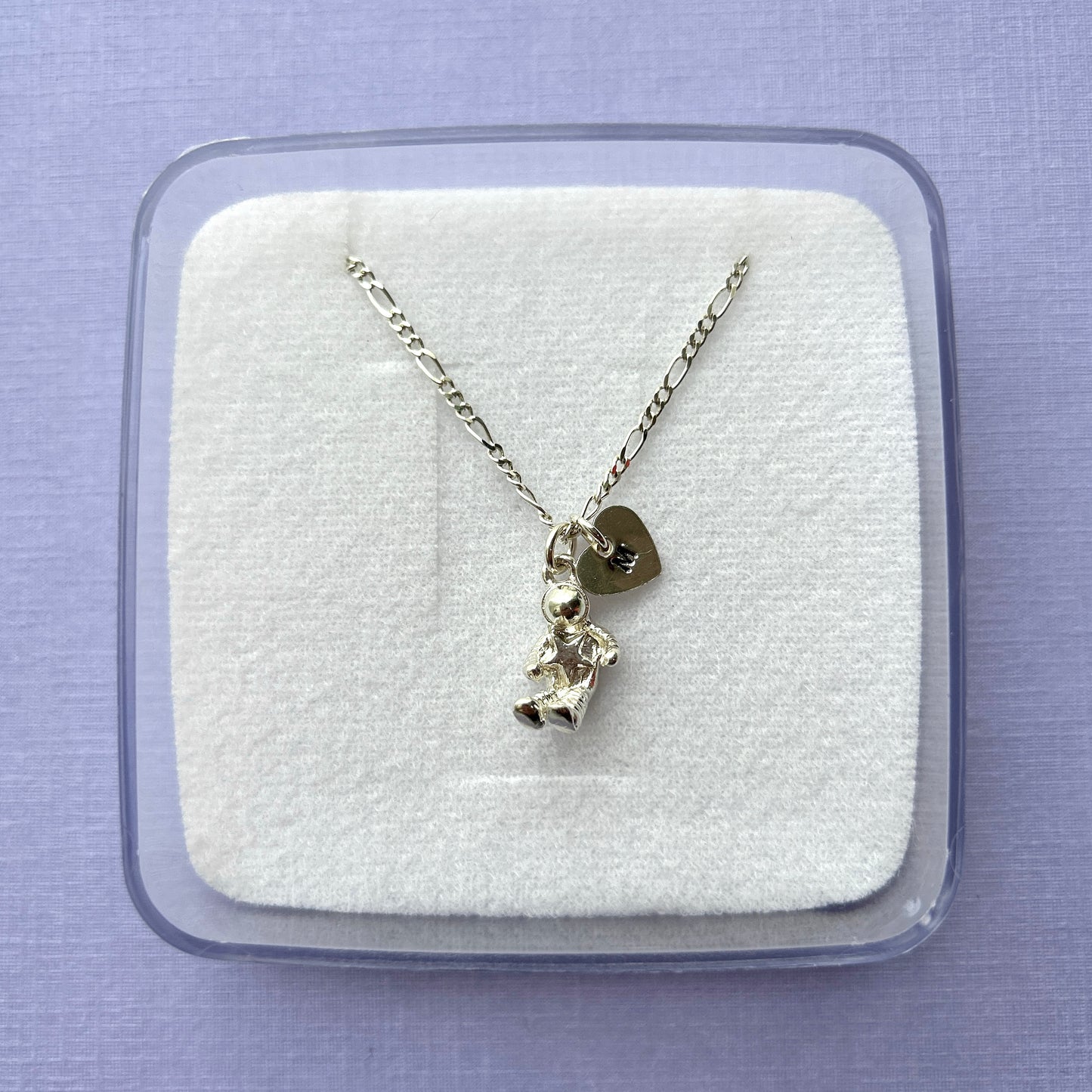 COLLARES AMOR GALÁCTICO DE PLATA 925 (PRECIO POR EL PAR)