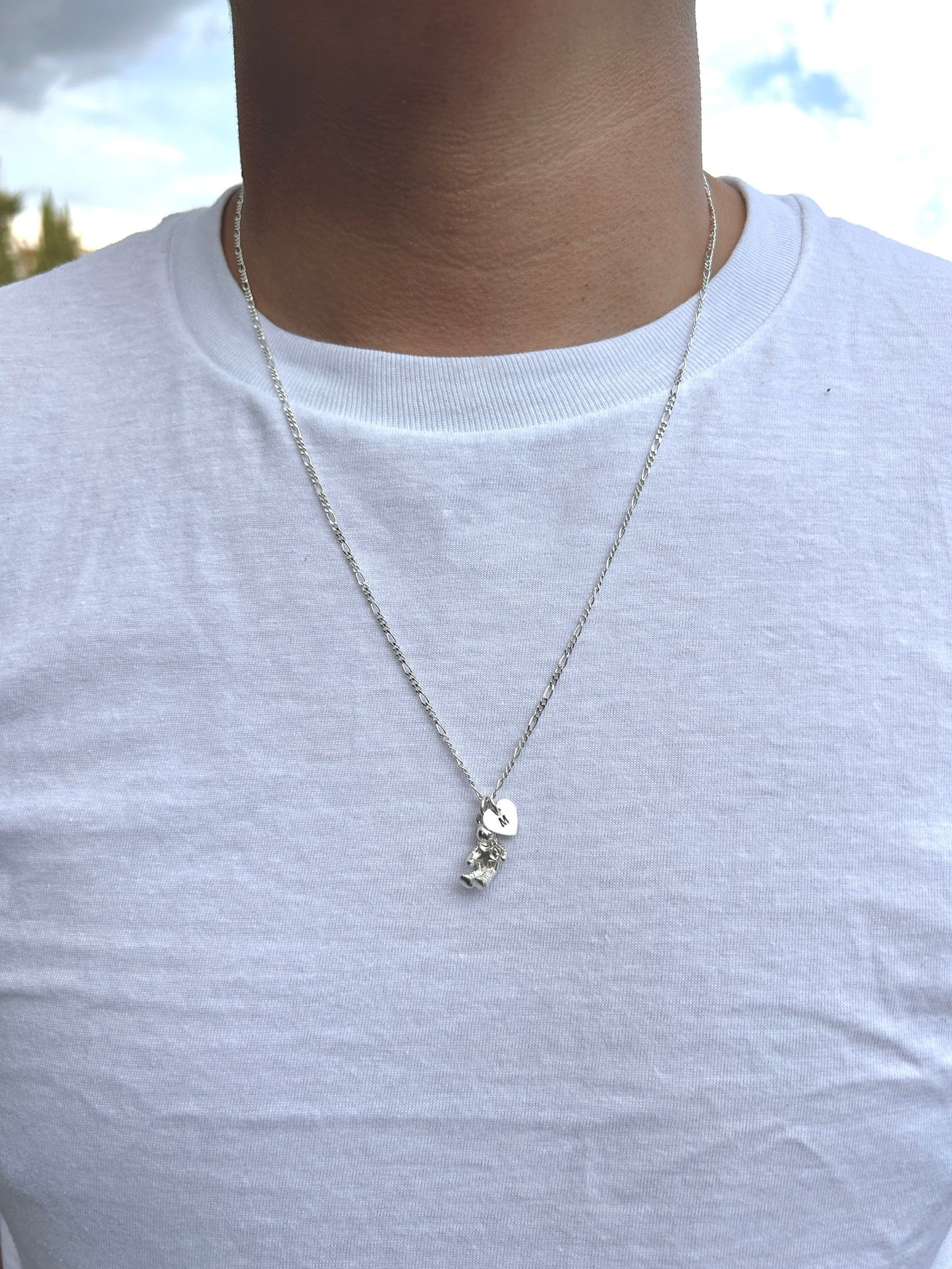 COLLARES AMOR GALÁCTICO DE PLATA 925 (PRECIO POR EL PAR)