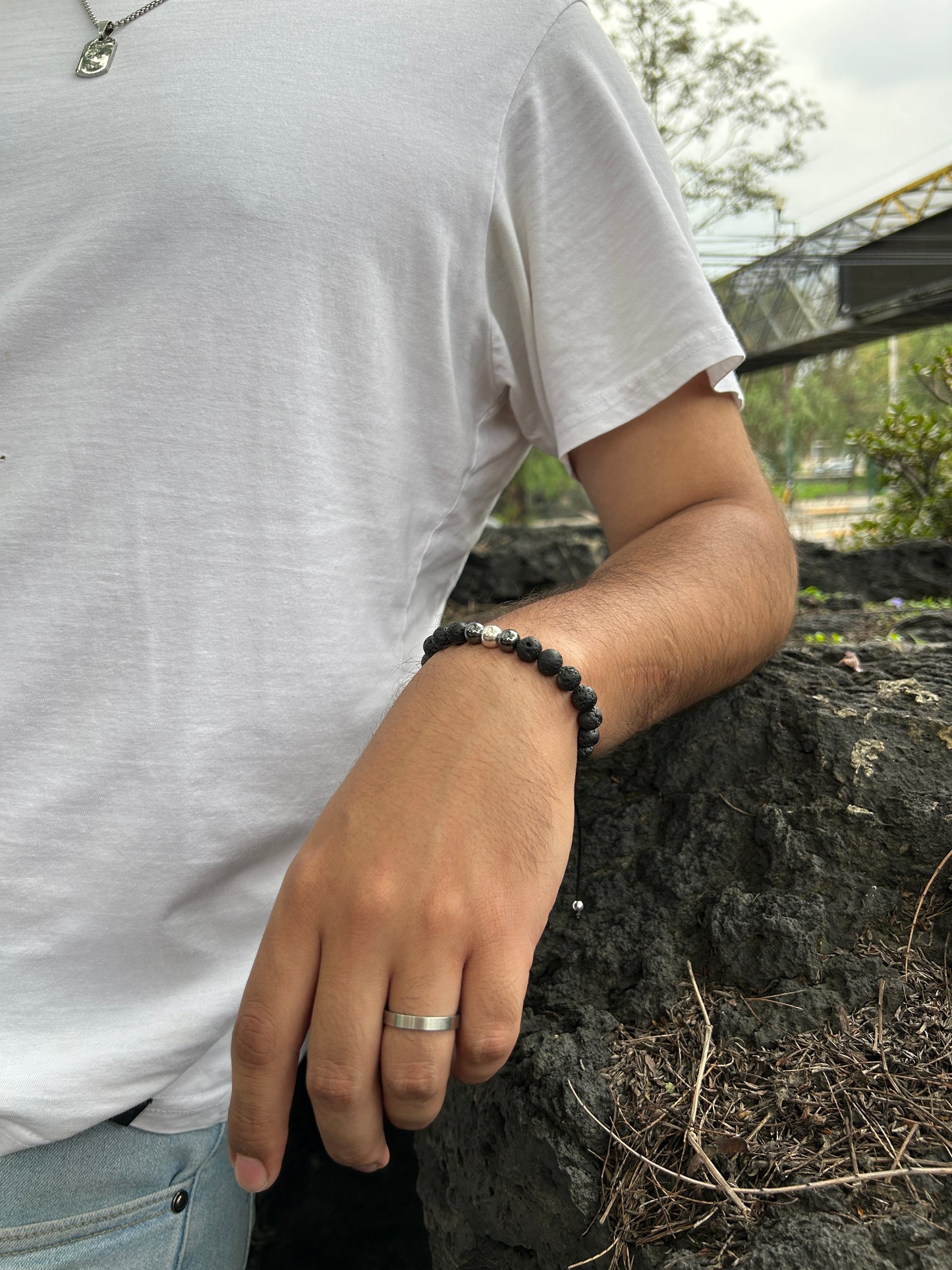 PULSERA FORTALEZA (plata ley 925)