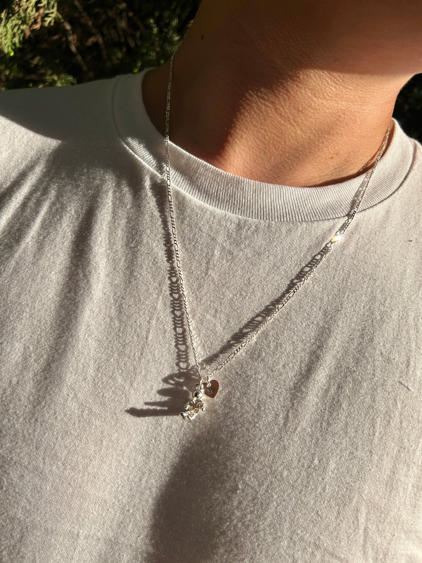 COLLARES AMOR GALÁCTICO DE PLATA 925 (PRECIO POR EL PAR)