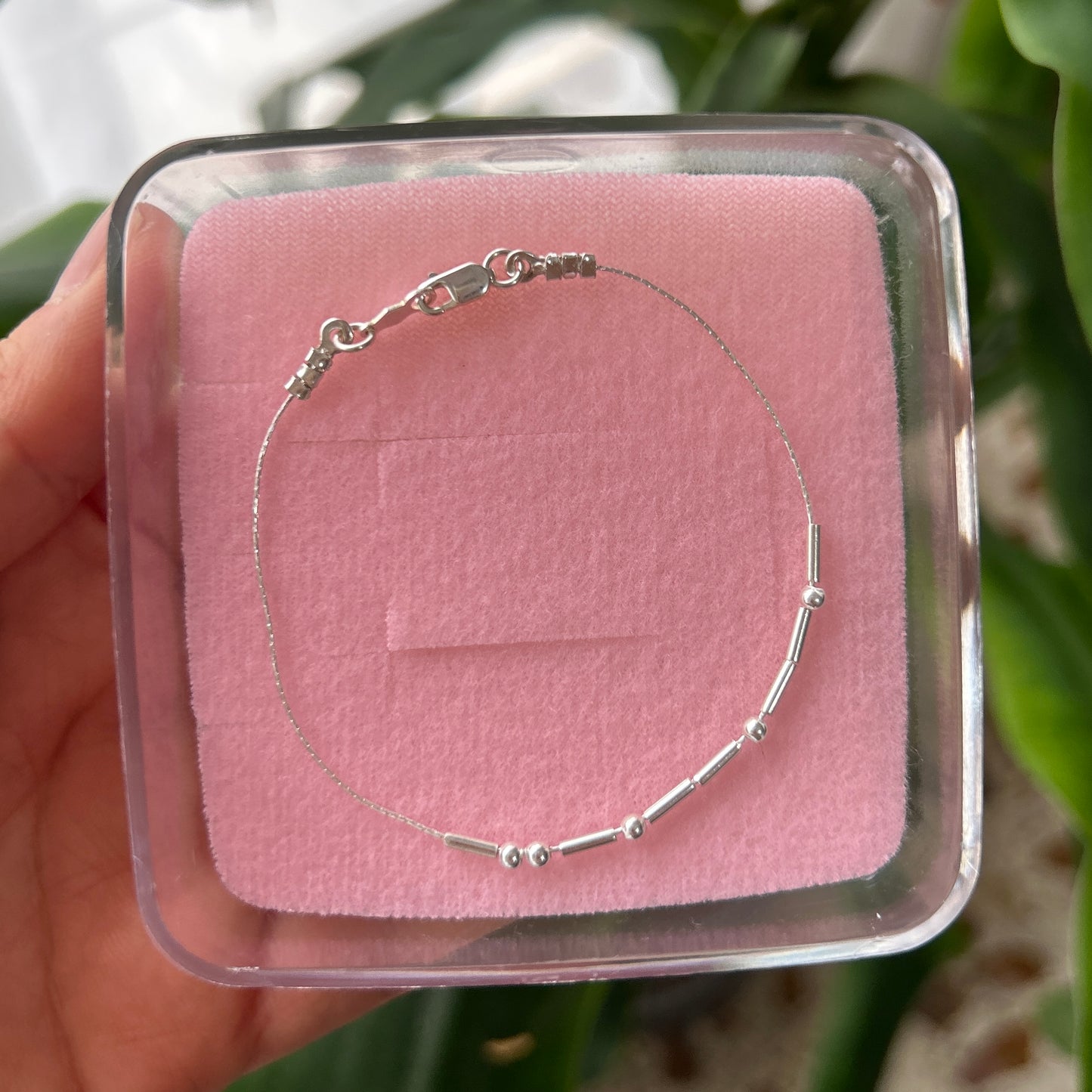 PULSERA CÓDIGO MORSE PLATA 925