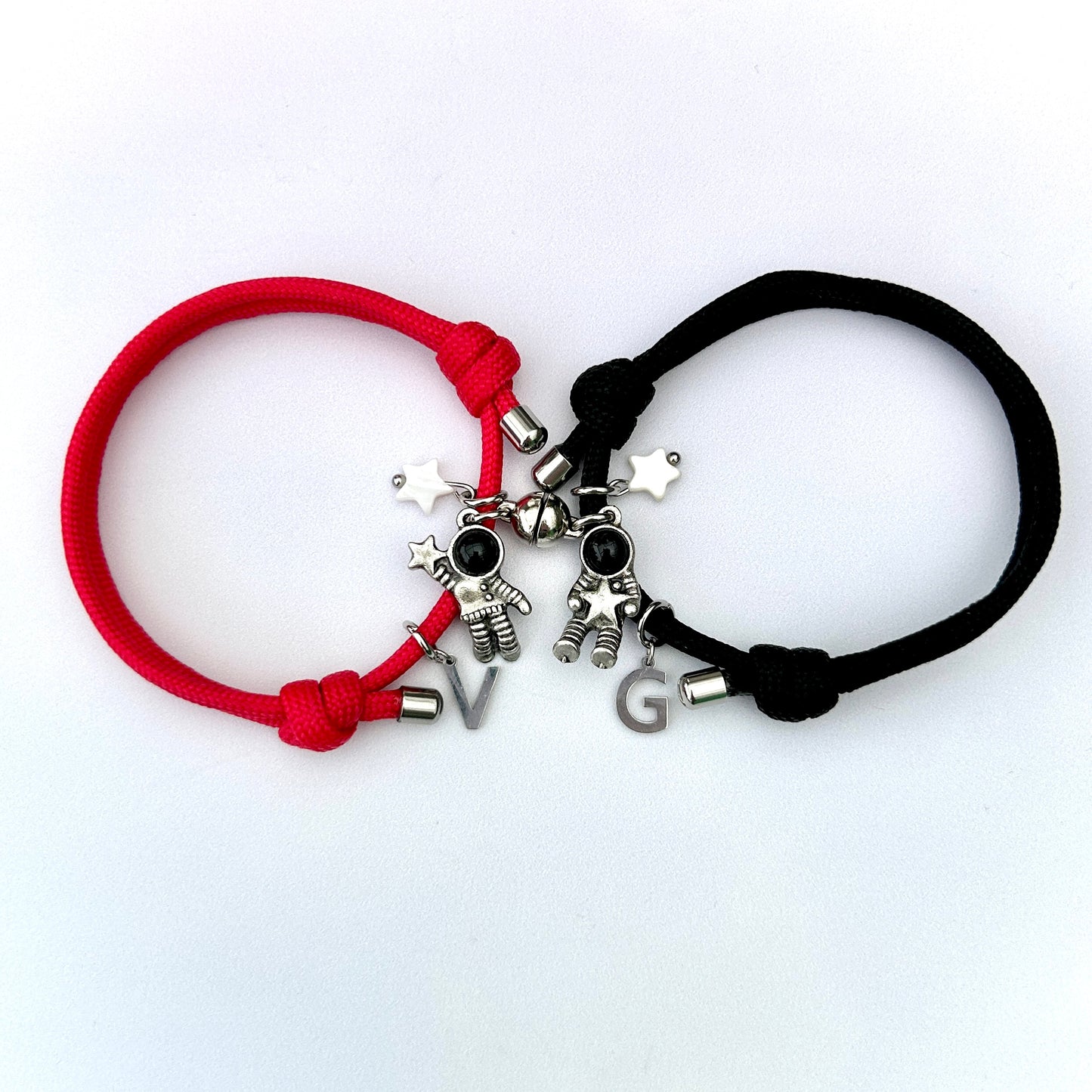 PULSERAS CONTIGO HASTA LA LUNA Y LAS ESTRELLAS (EL PAR)