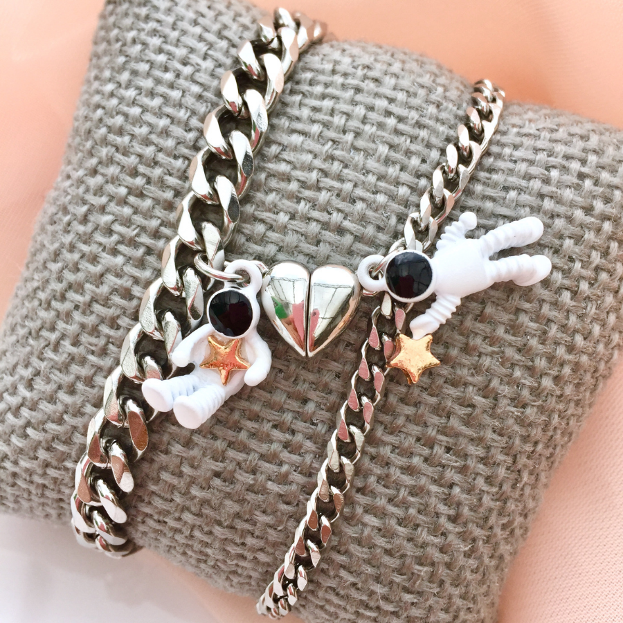 PULSERAS JUNTOS SIN IMPORTAR LA DISTANCIA (EL PAR)