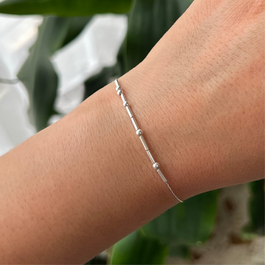 PULSERA CÓDIGO MORSE PLATA 925