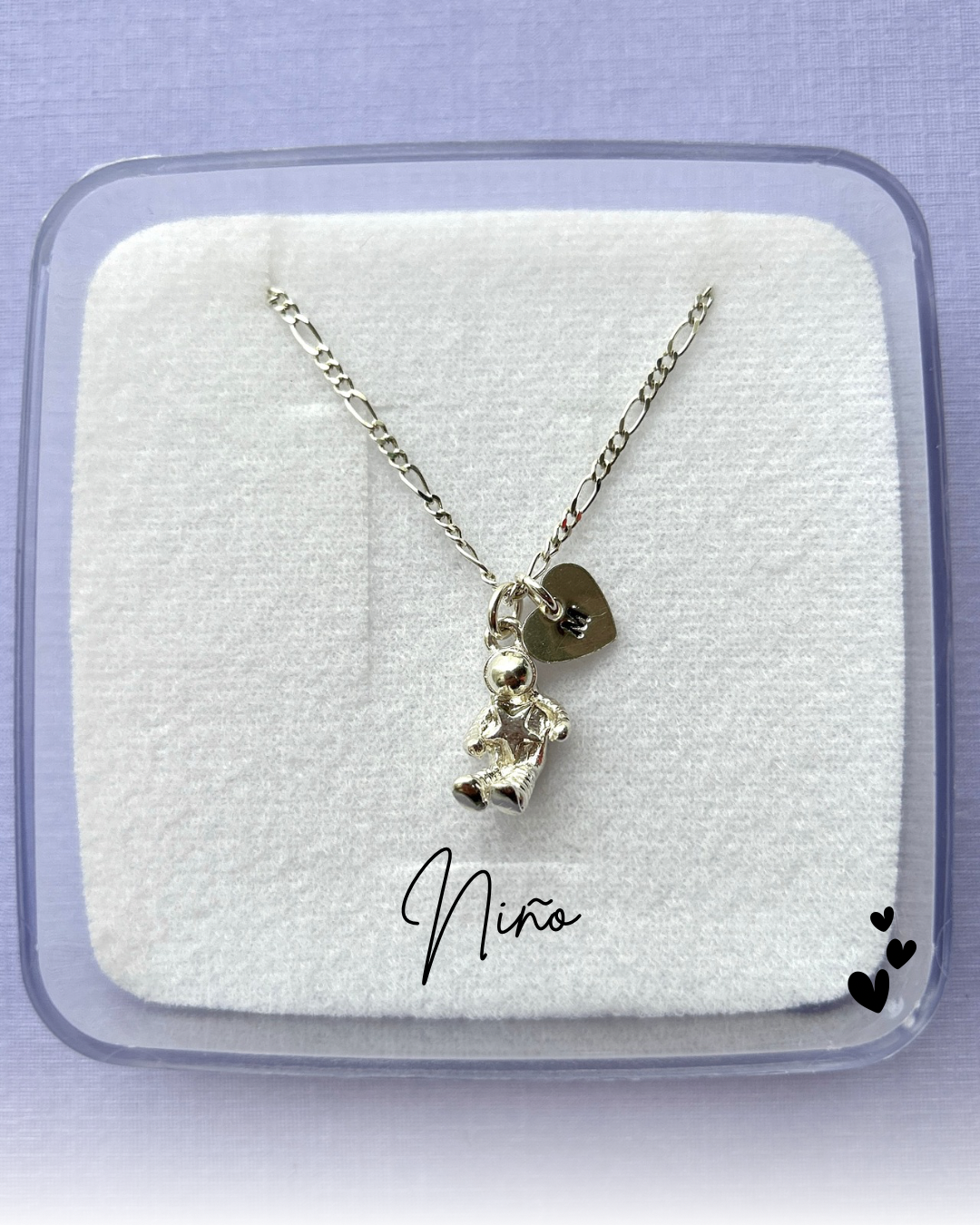 COLLARES AMOR GALÁCTICO DE PLATA 925 (PRECIO POR AMBOS COLLARES)