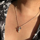 COLLARES AMOR GALÁCTICO DE PLATA 925 (PRECIO POR AMBOS COLLARES)