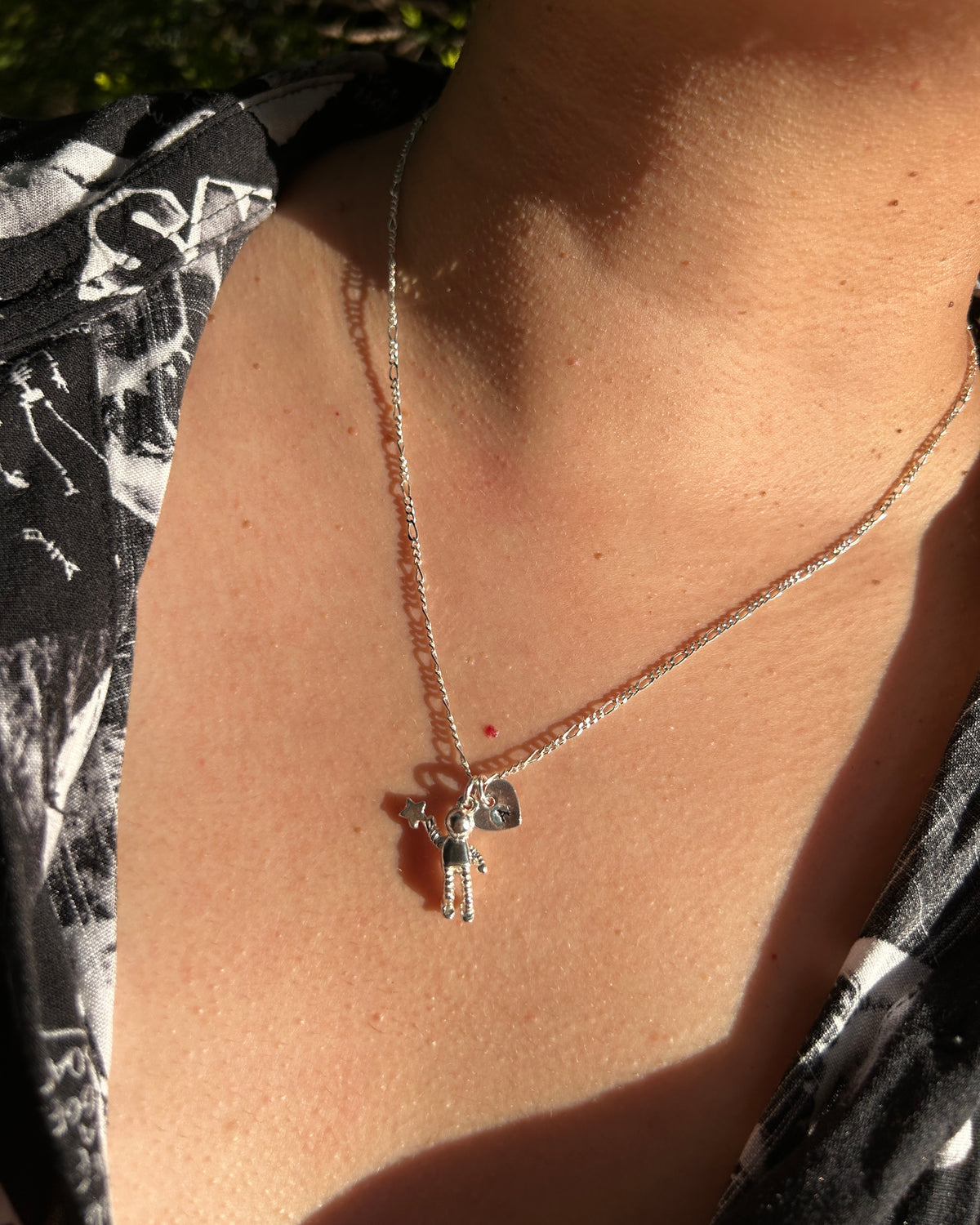 COLLARES AMOR GALÁCTICO DE PLATA 925 (PRECIO POR AMBOS COLLARES)