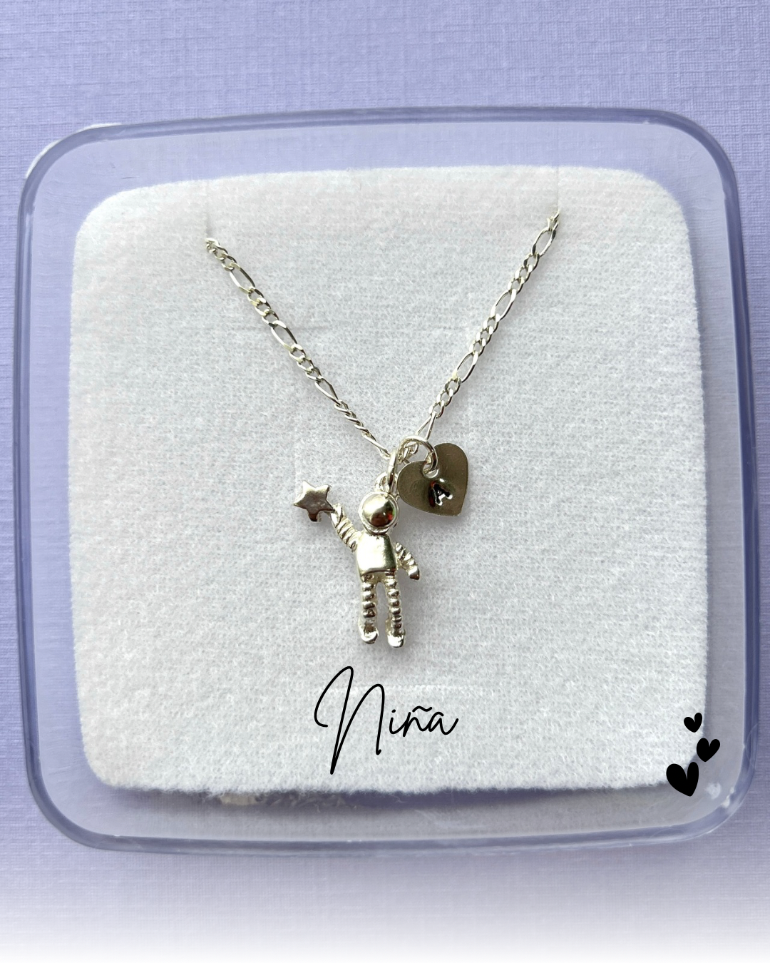 COLLARES AMOR GALÁCTICO DE PLATA 925 (PRECIO POR AMBOS COLLARES)