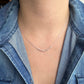 COLLAR CÓDIGO MORSE PLATA 925