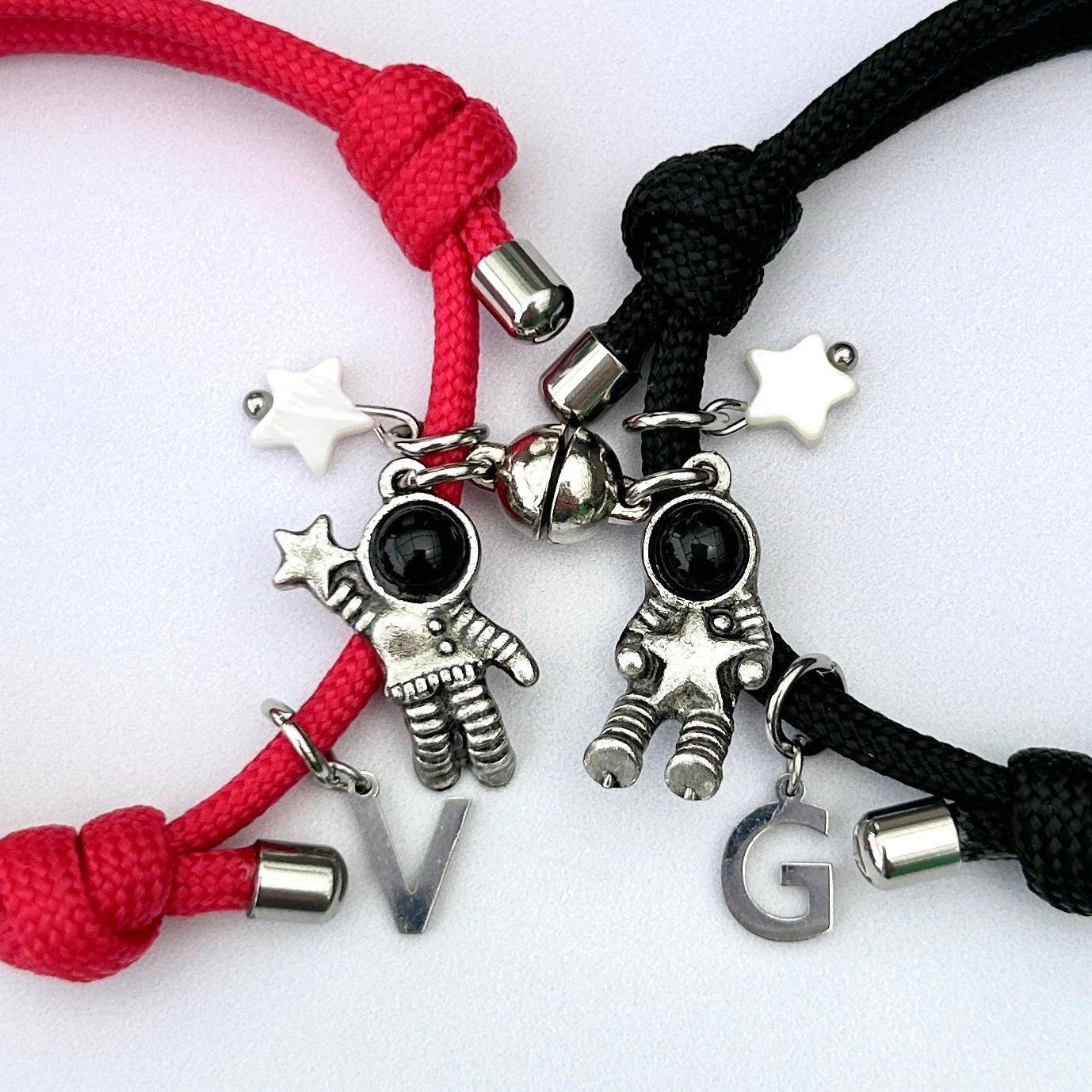 PULSERAS CONTIGO HASTA LA LUNA Y LAS ESTRELLAS (EL PAR)