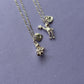 COLLARES AMOR GALÁCTICO DE PLATA 925 (PRECIO POR EL PAR)