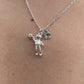 COLLARES AMOR GALÁCTICO DE PLATA 925 (PRECIO POR EL PAR)