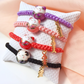 PULSERA GATITO GOLDO DE LA SUERTE